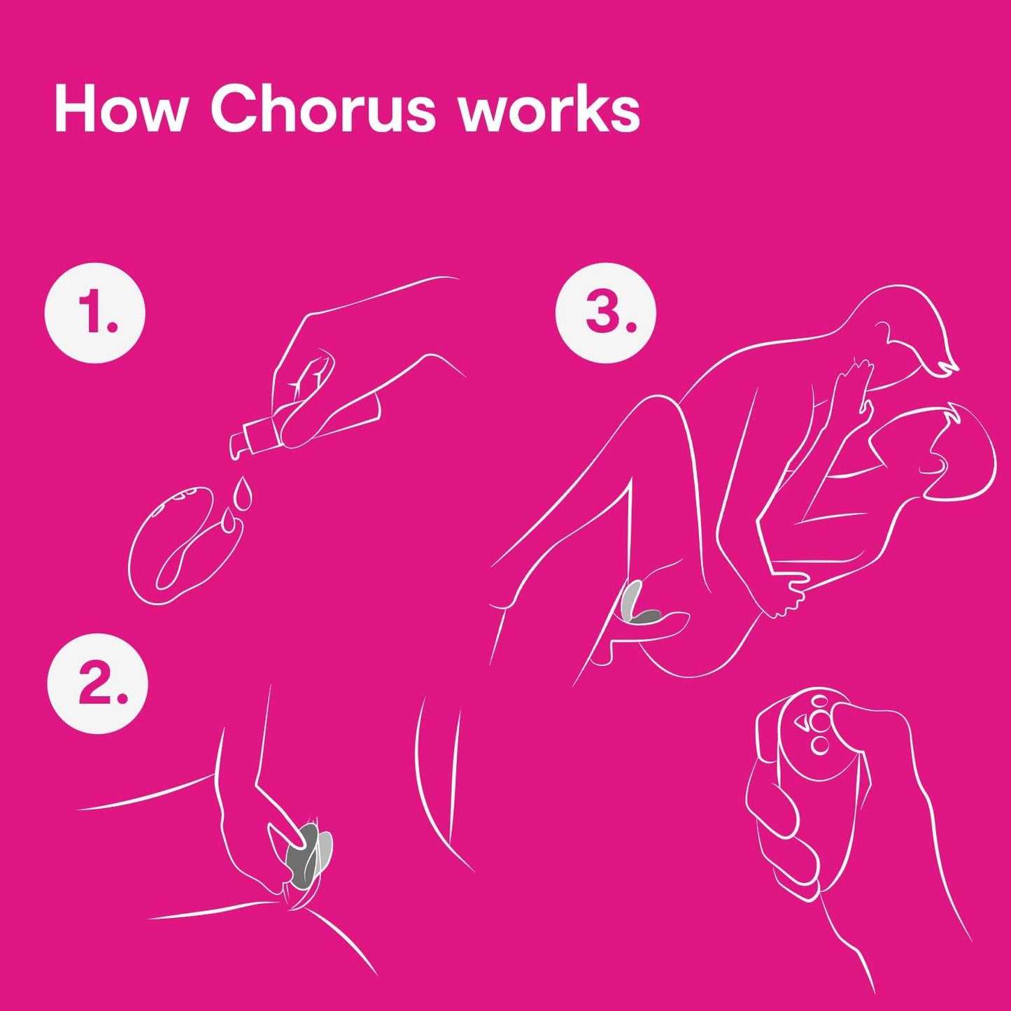 We-Vibe Chorus Couples Remote & App Controlled Vibrator
