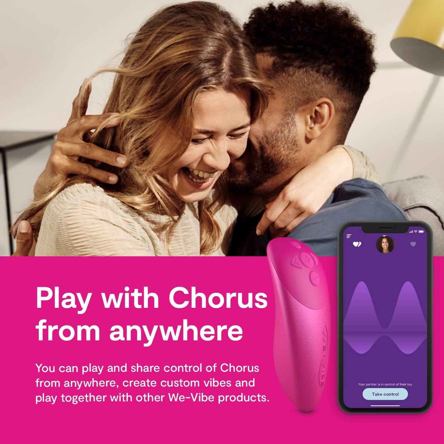 We-Vibe Chorus Couples Remote & App Controlled Vibrator