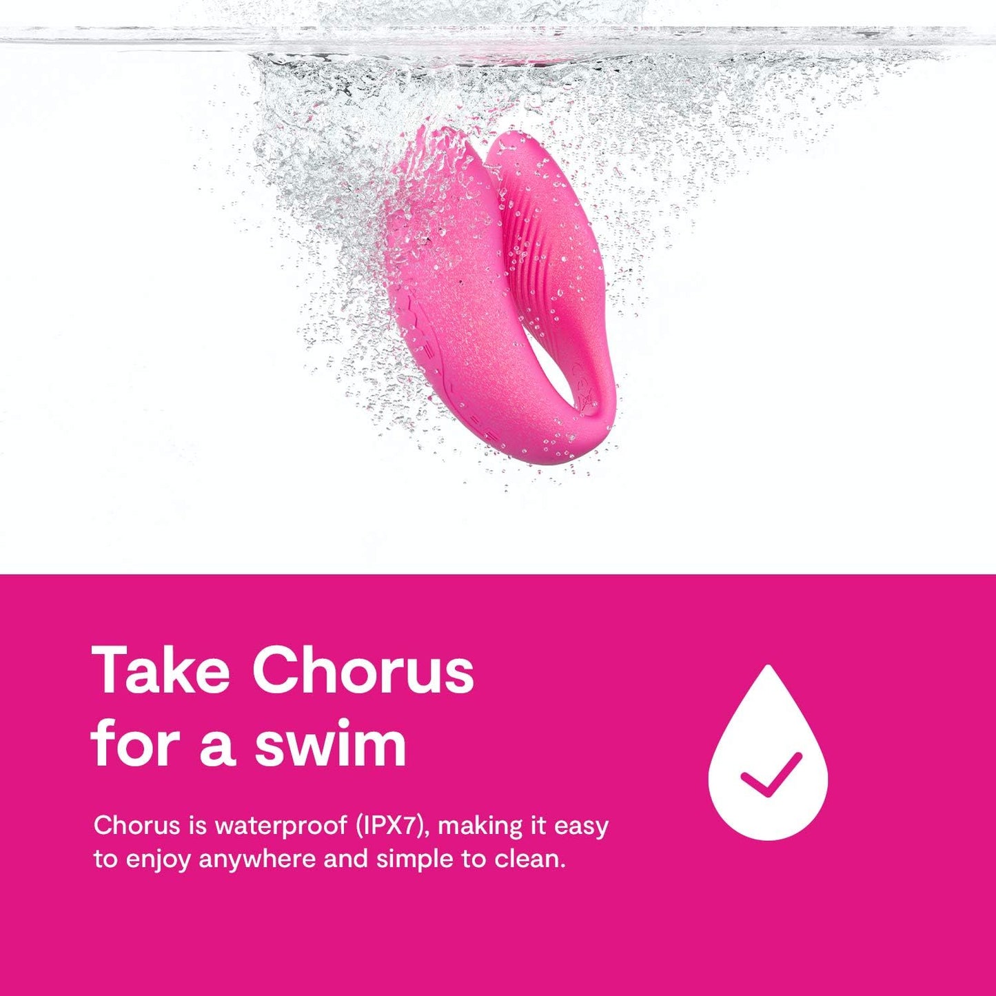 We-Vibe Chorus Couples Remote & App Controlled Vibrator
