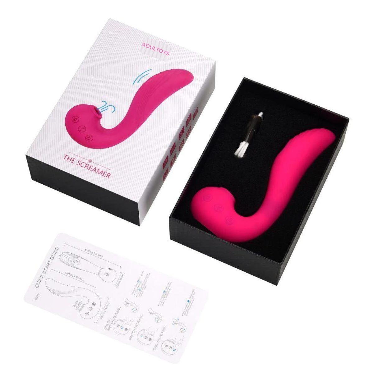 THE SCREAMER SUCKING AND LICKING VIBRATOR