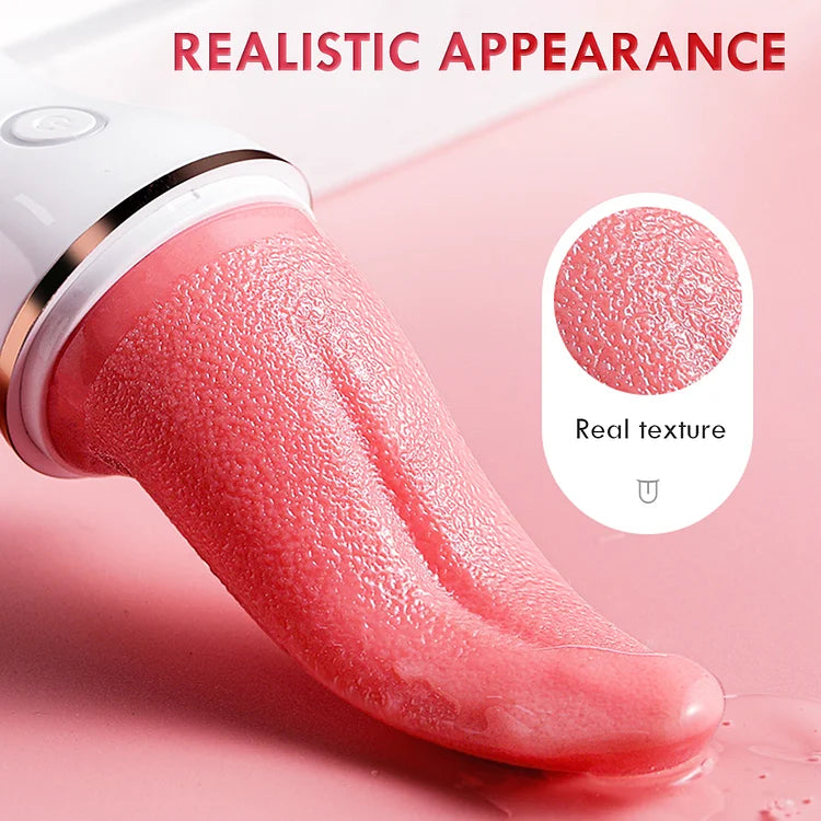 Peach Licking Dance Tongue Stick