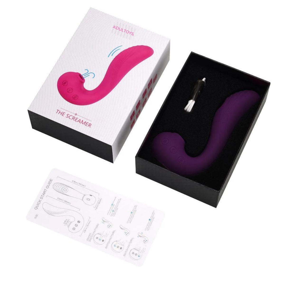 THE SCREAMER SUCKING AND LICKING VIBRATOR