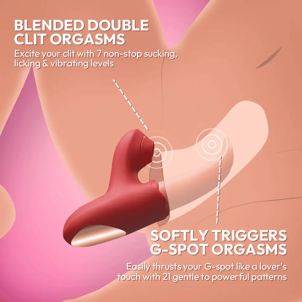 G-Spot Tongue & Clit Suction Vibrator