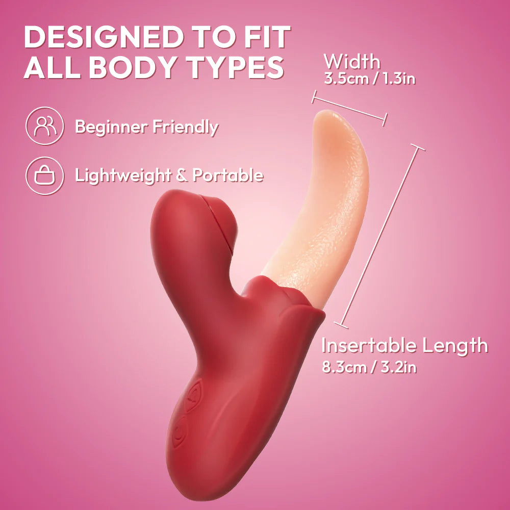 G-Spot Tongue & Clit Suction Vibrator