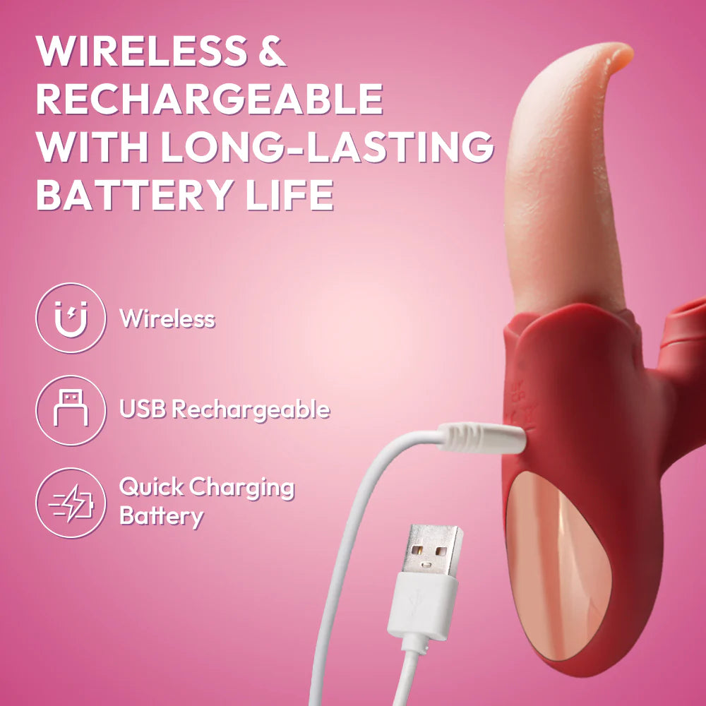 G-Spot Tongue & Clit Suction Vibrator