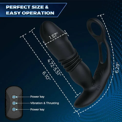 PREMIUM 12 MODE PROSTATE VIBRATOR & COCK RING