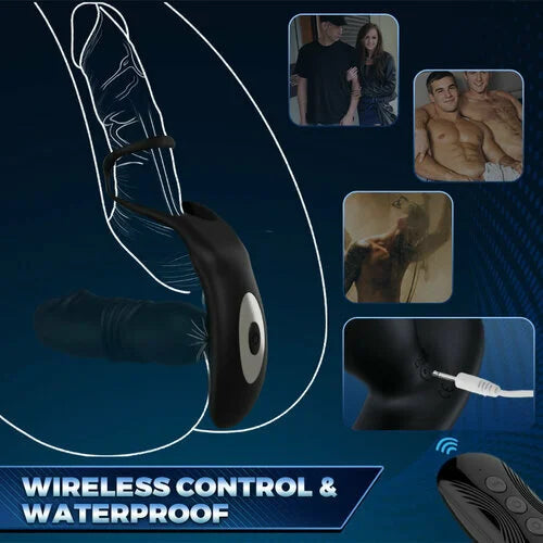 PREMIUM 12 MODE PROSTATE VIBRATOR & COCK RING