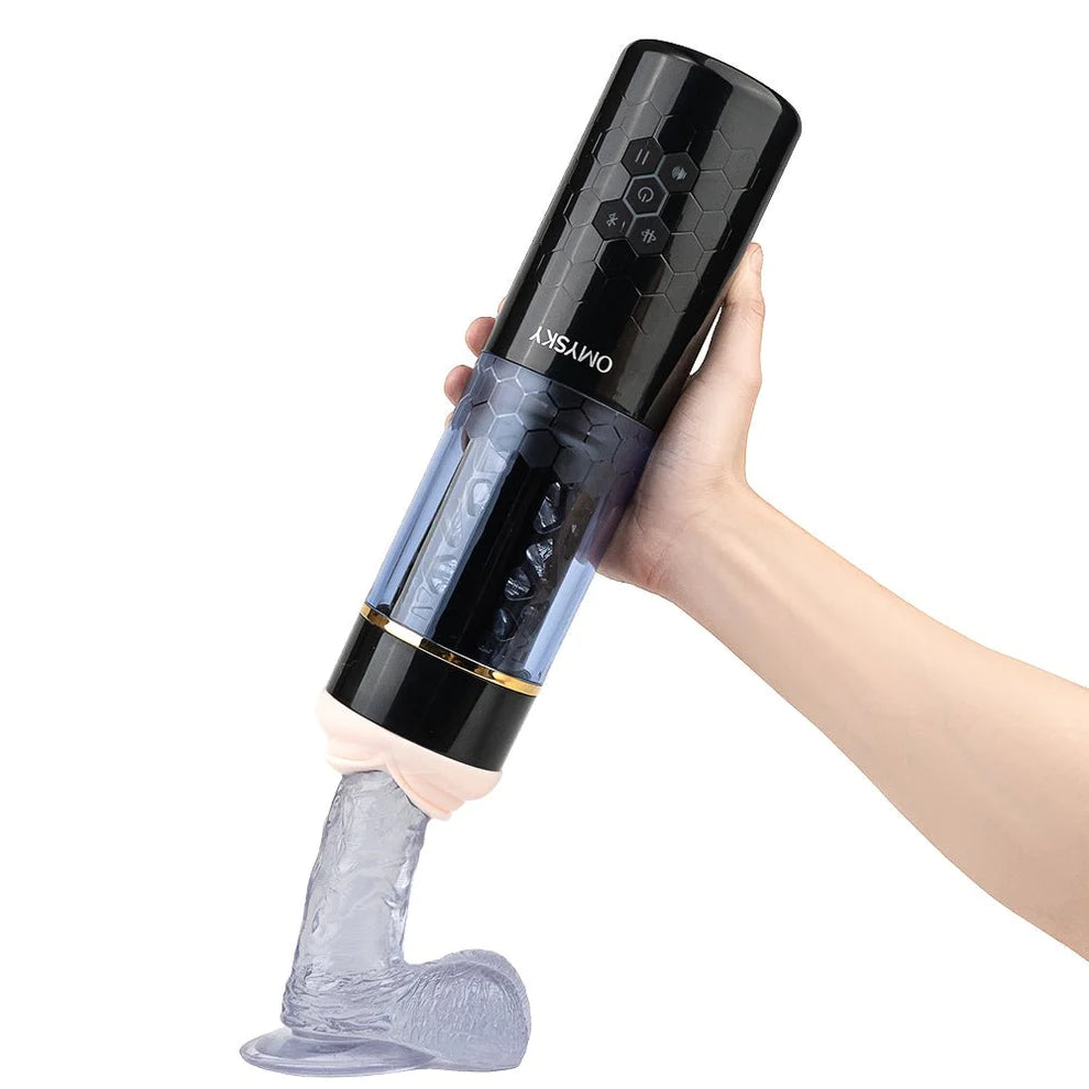 Spinner - Auto 420 Strokes/m Hands Free Thrusting Rotating Blowjob Machine