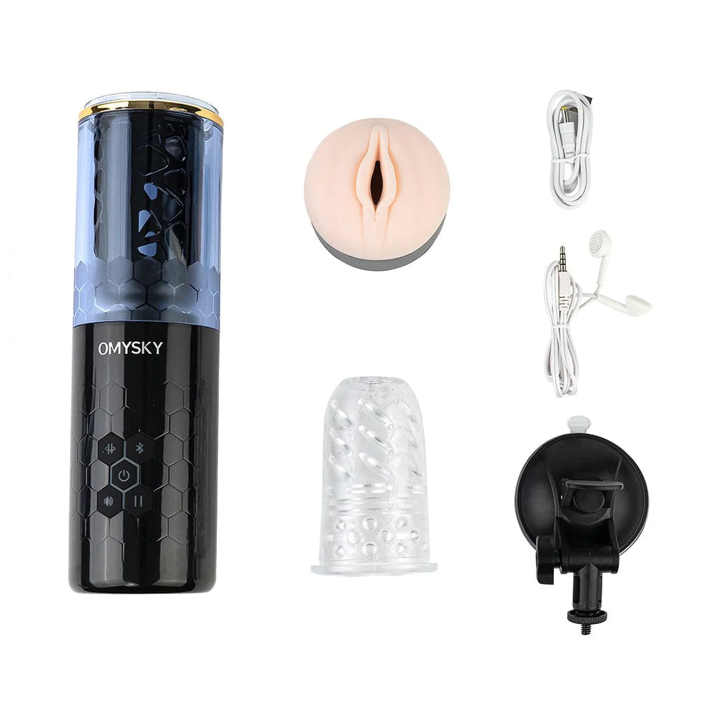 Spinner - Auto 420 Strokes/m Hands Free Thrusting Rotating Blowjob Machine