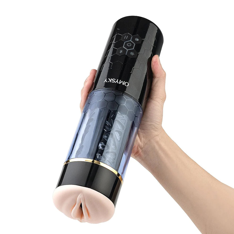 Spinner - Auto 420 Strokes/m Hands Free Thrusting Rotating Blowjob Machine