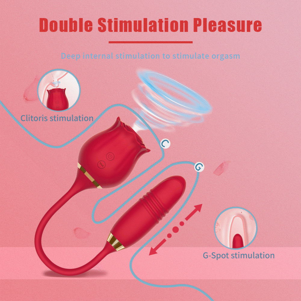 PREMIUM ROSE PULSE VIBRATOR