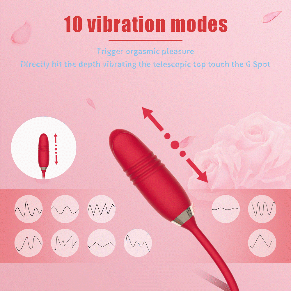 PREMIUM ROSE PULSE VIBRATOR
