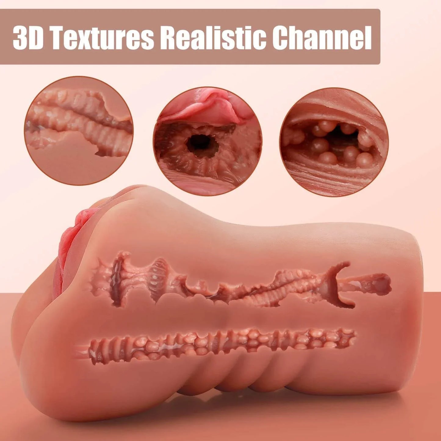 Realistic Vagina with Anal Masturbator