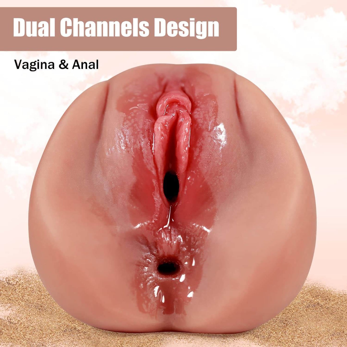 Realistic Vagina with Anal Masturbator