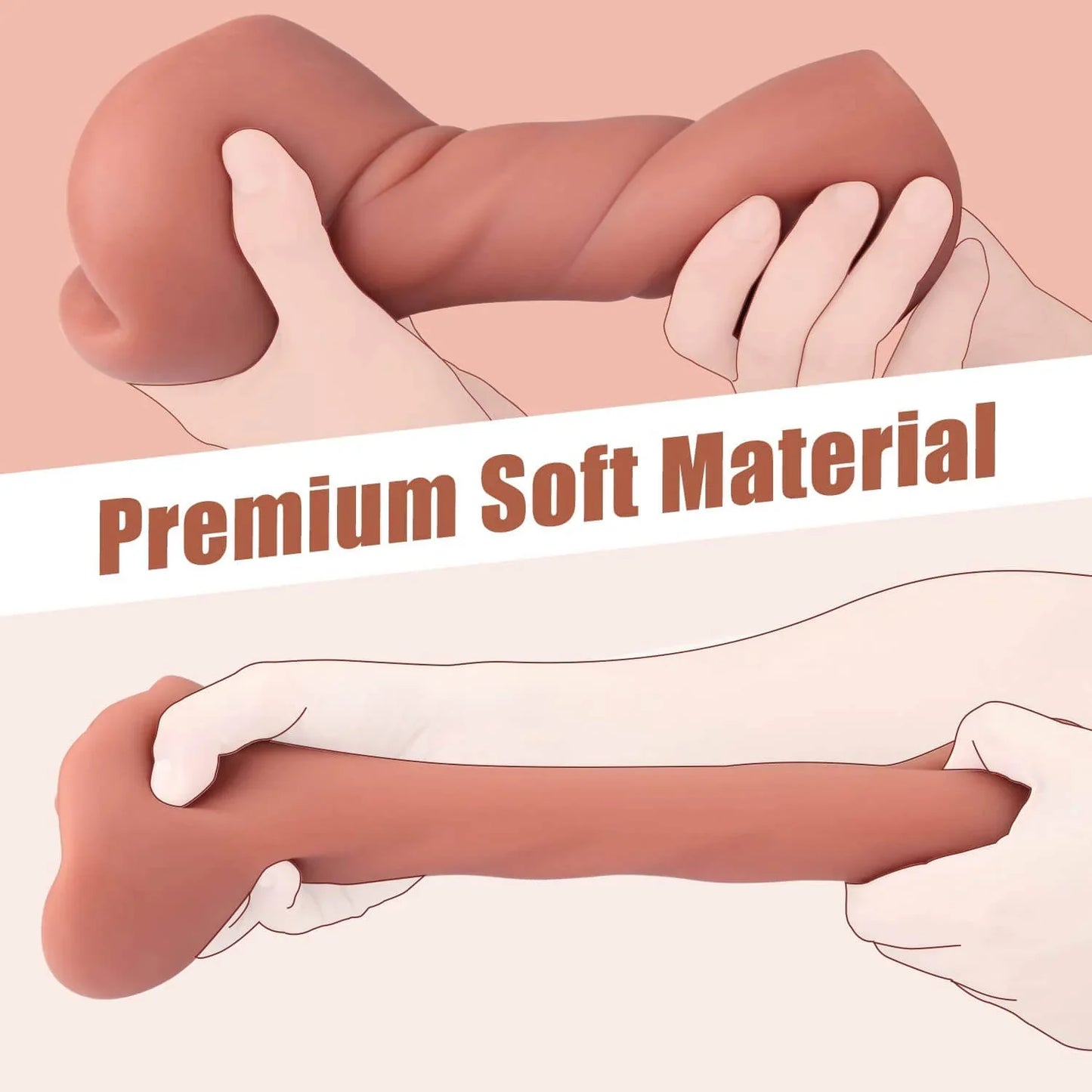 Realistic Vagina with Anal Masturbator