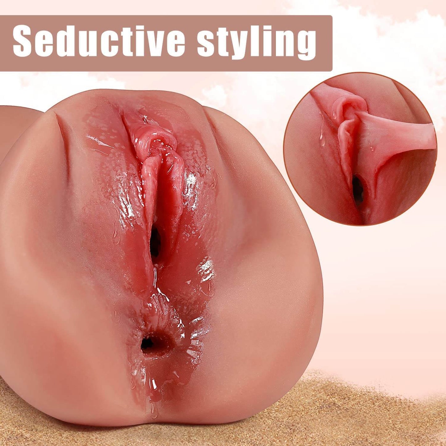 Realistic Vagina with Anal Masturbator