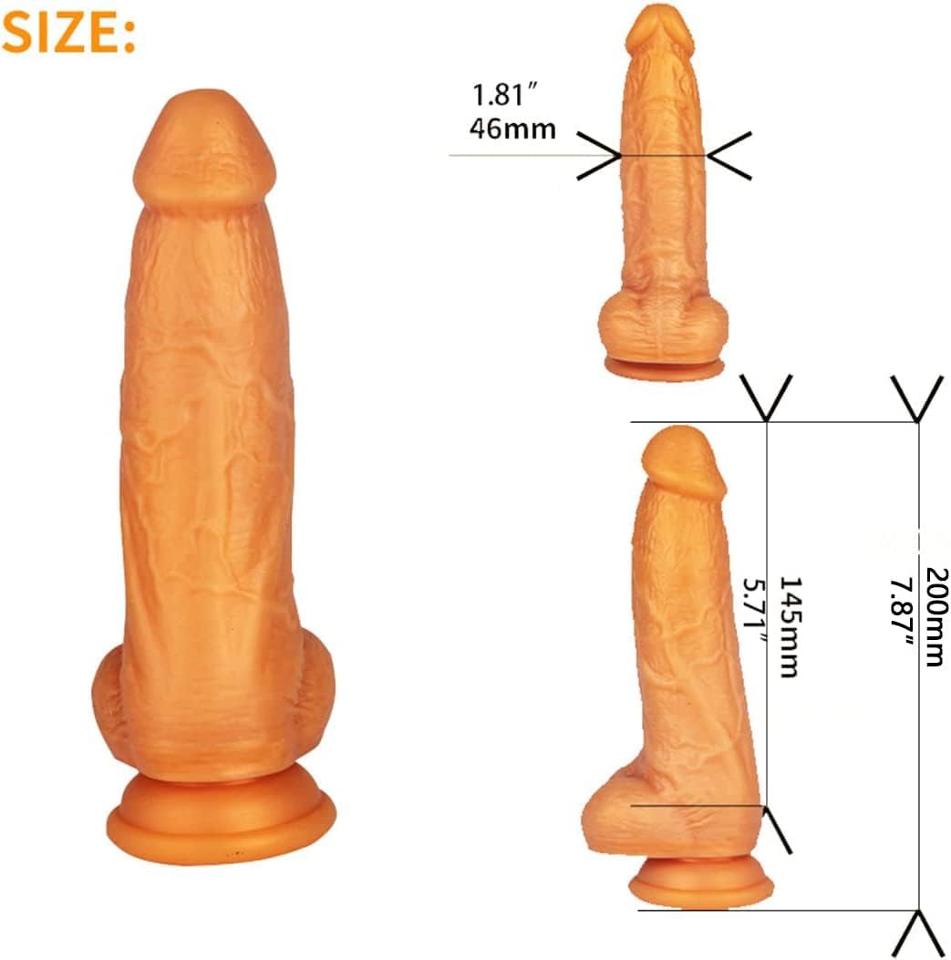 Golden Thick Anal Dildo