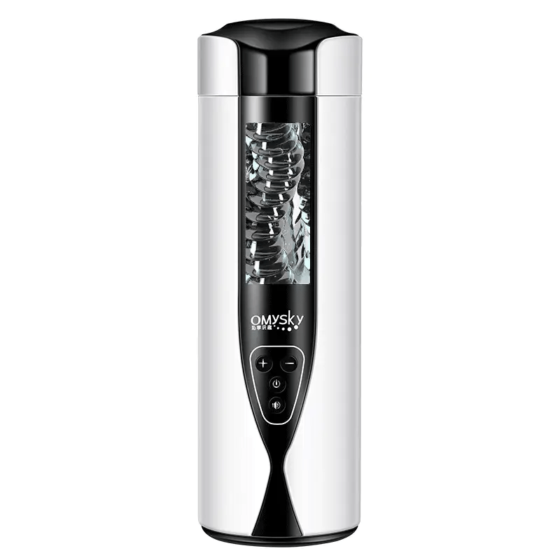 Lava Lamp Automatic Male Masturbator Suction Cup