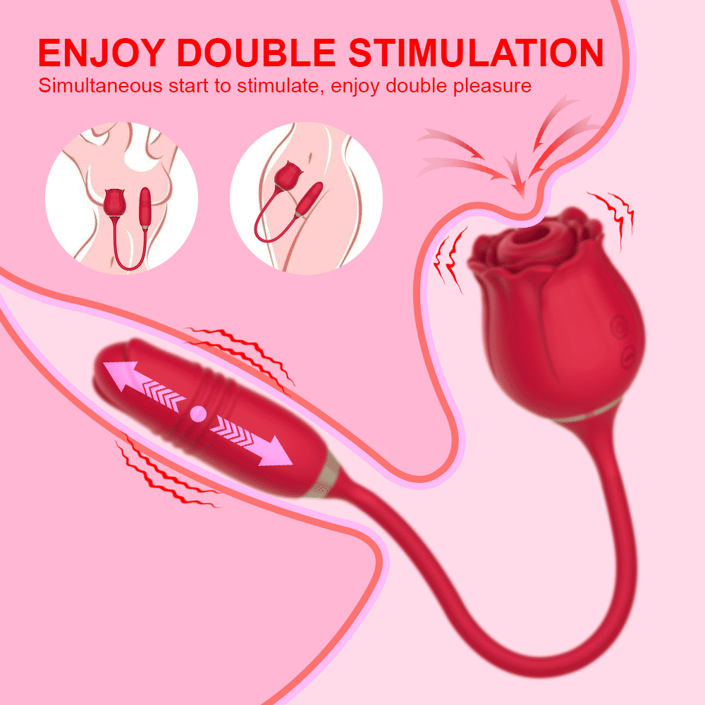PREMIUM ROSE PULSE VIBRATOR